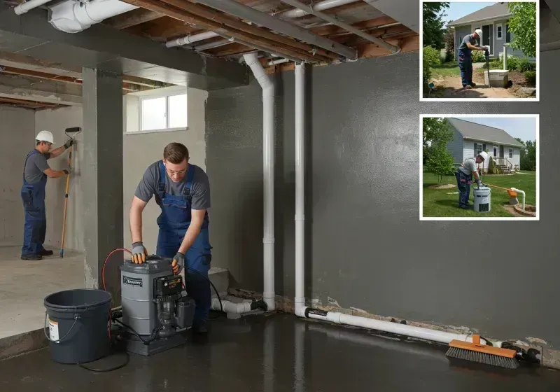 Basement Waterproofing and Flood Prevention process in Polk County, AR